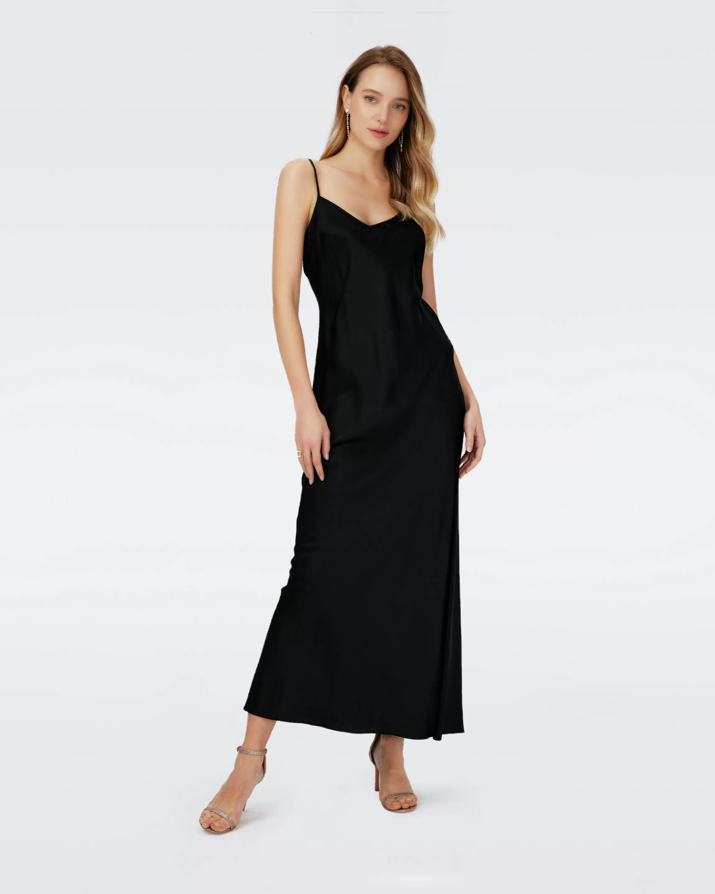 dvf Balbino Dress in Black Sale