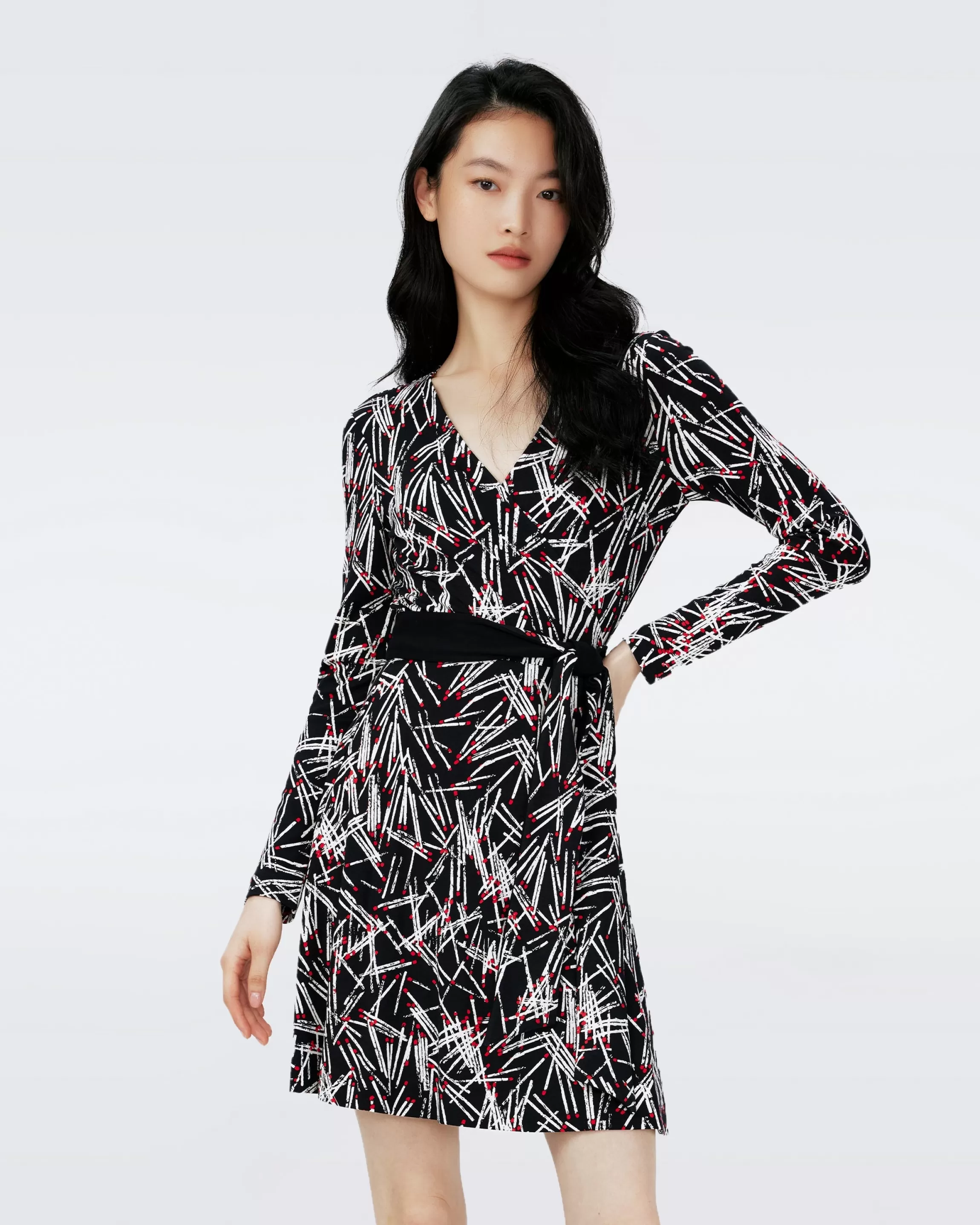 dvf Demetria Wrap Dress in Matches Fashion