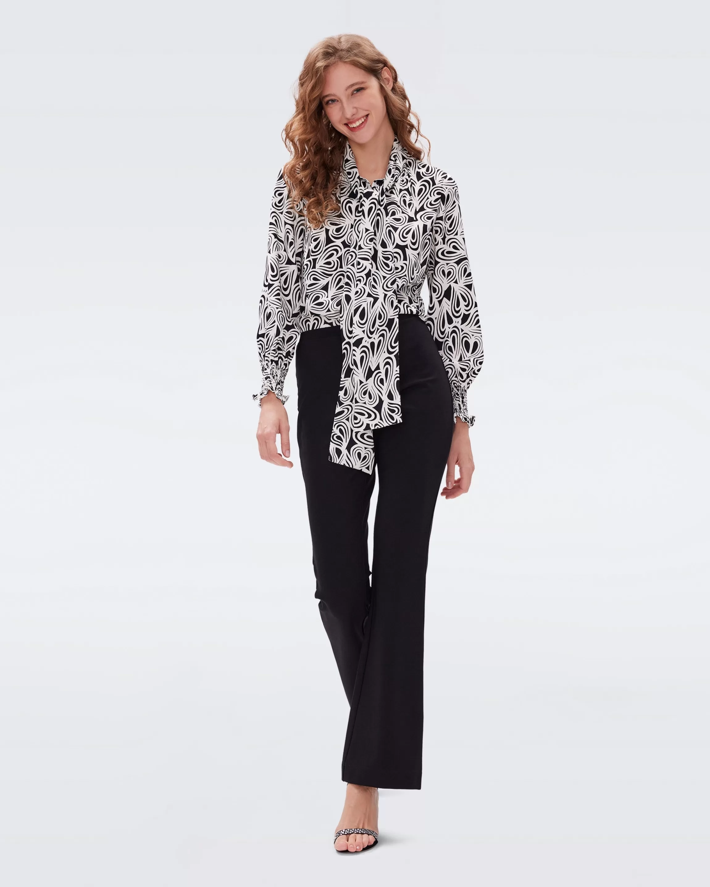 dvf Gregory Pants in Black Store