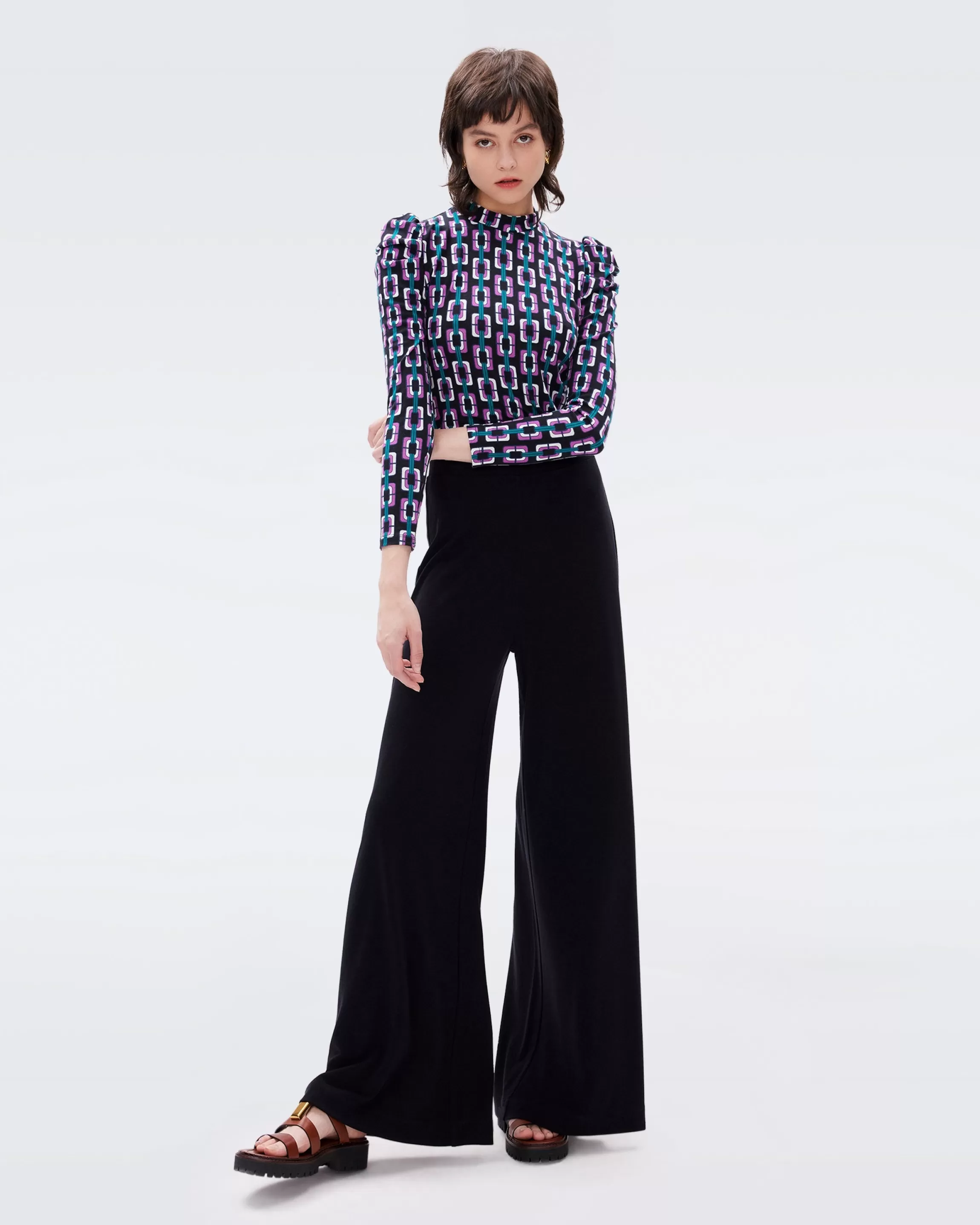 dvf Holly Pants in Black Shop