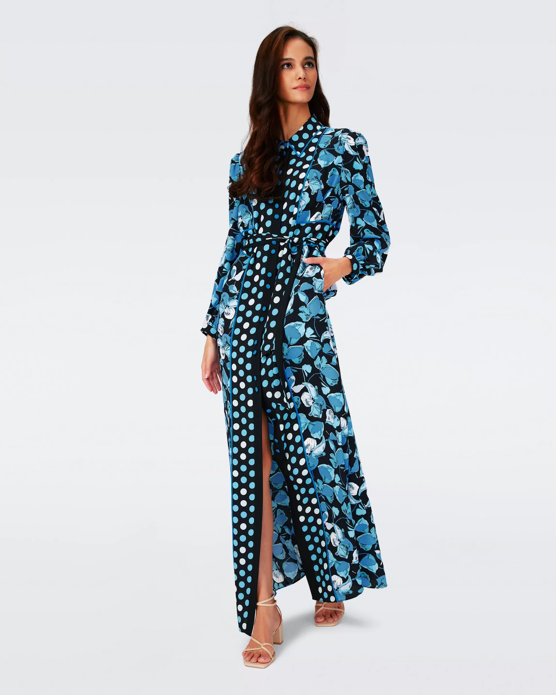 dvf Joshua Dress in P Petals/M Dot Star Sapp Cheap