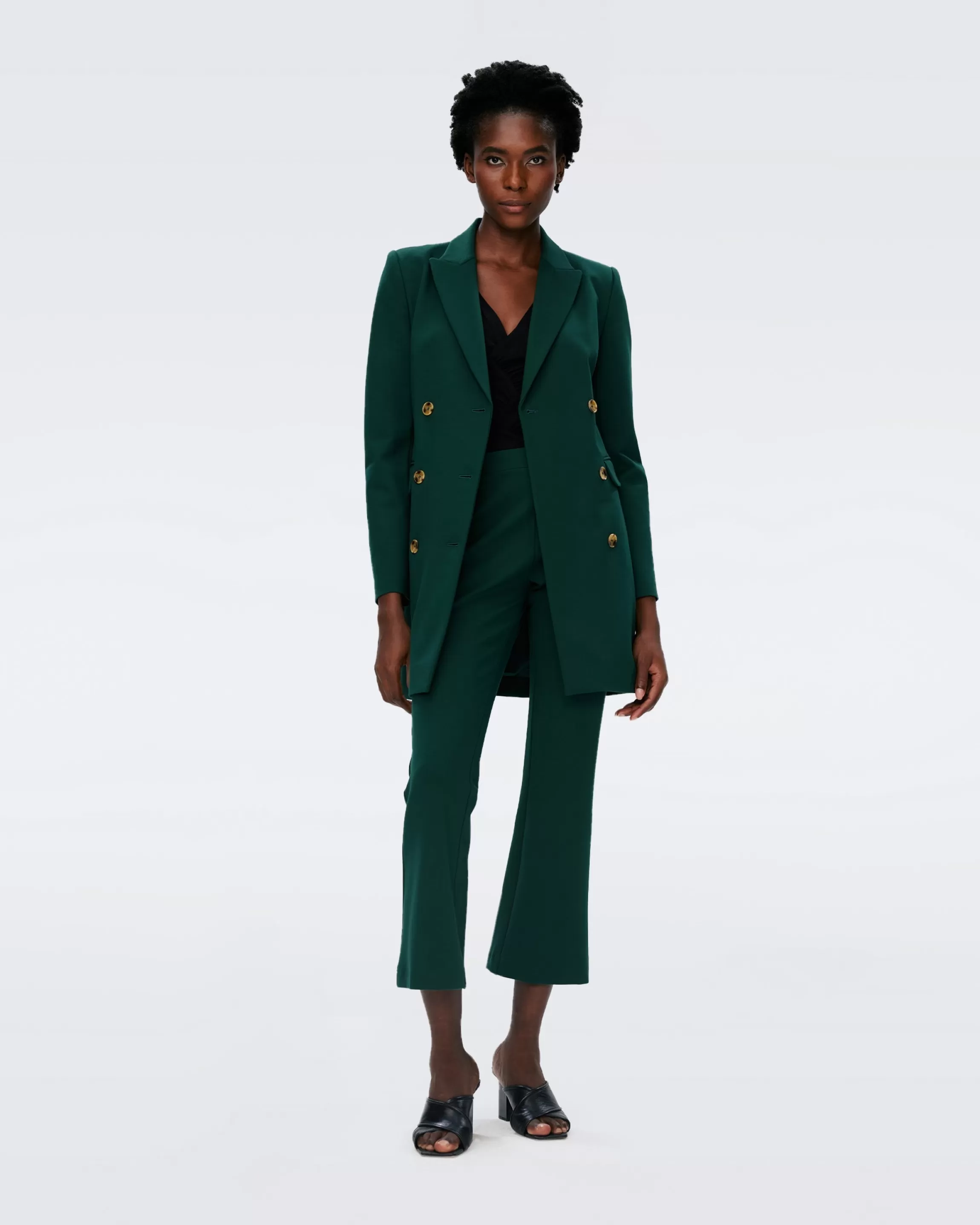 dvf Juno Pants in Green Cheap