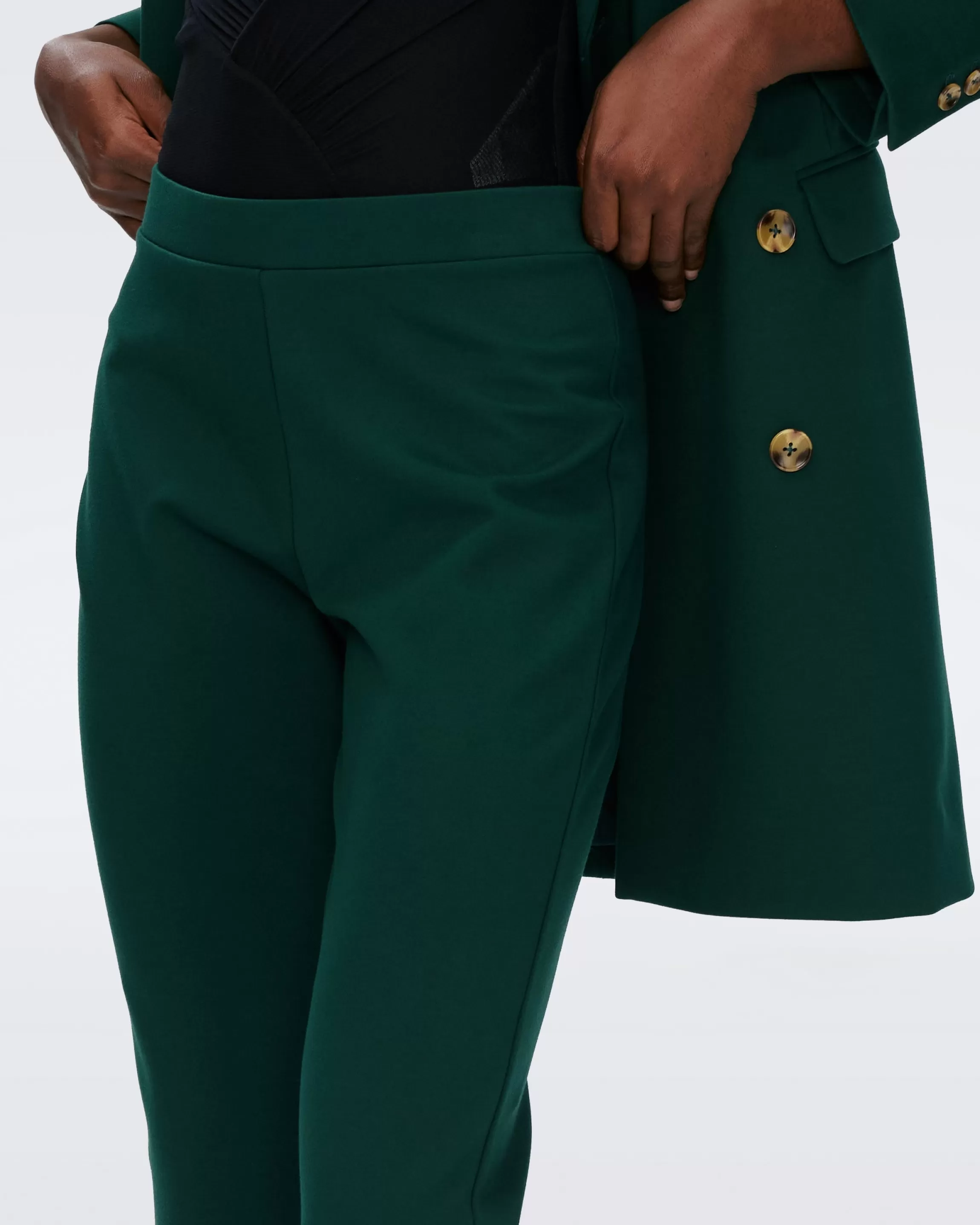 dvf Juno Pants in Green Cheap