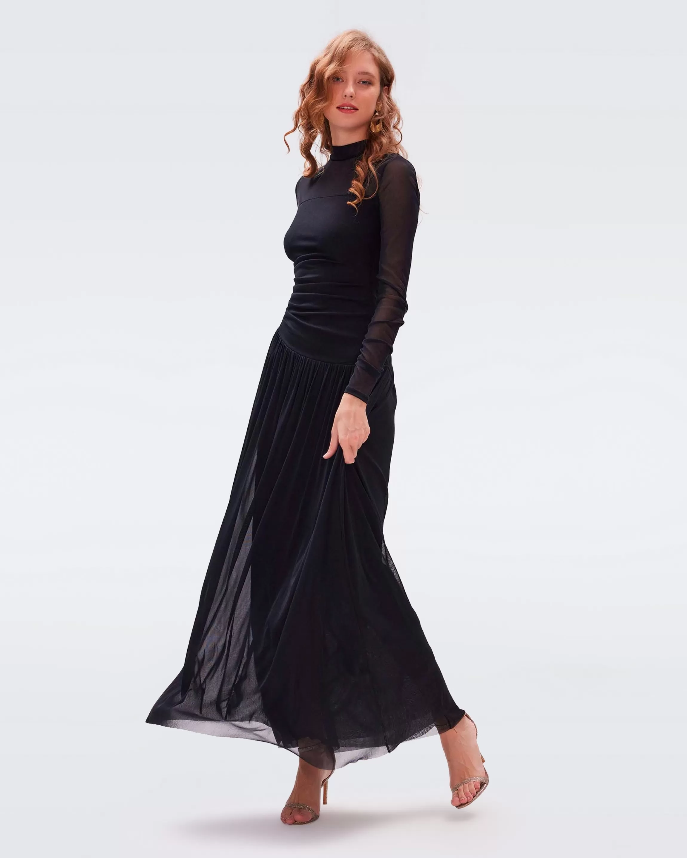 dvf Kirstie Dress in Black Shop