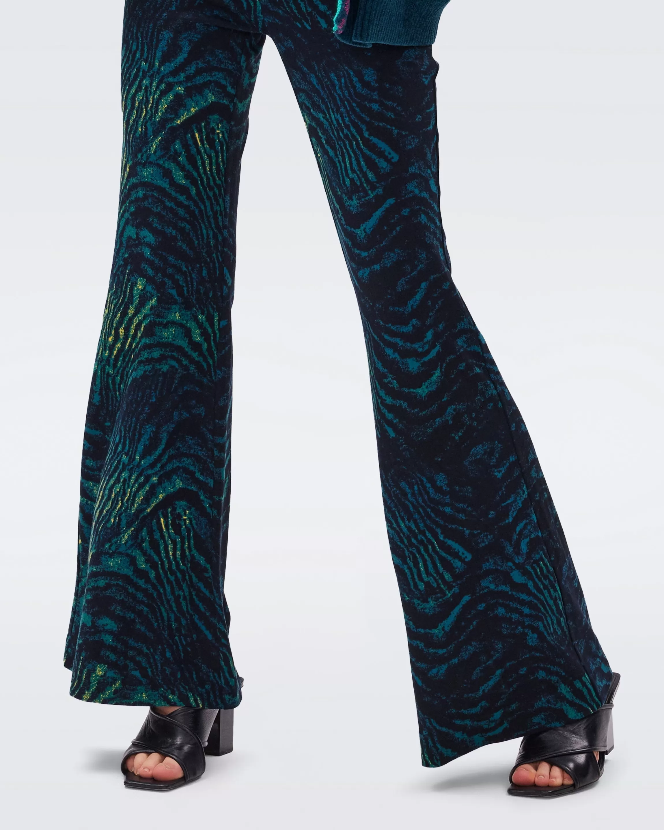 dvf Leigh Pants in Moire Tiger Cheap