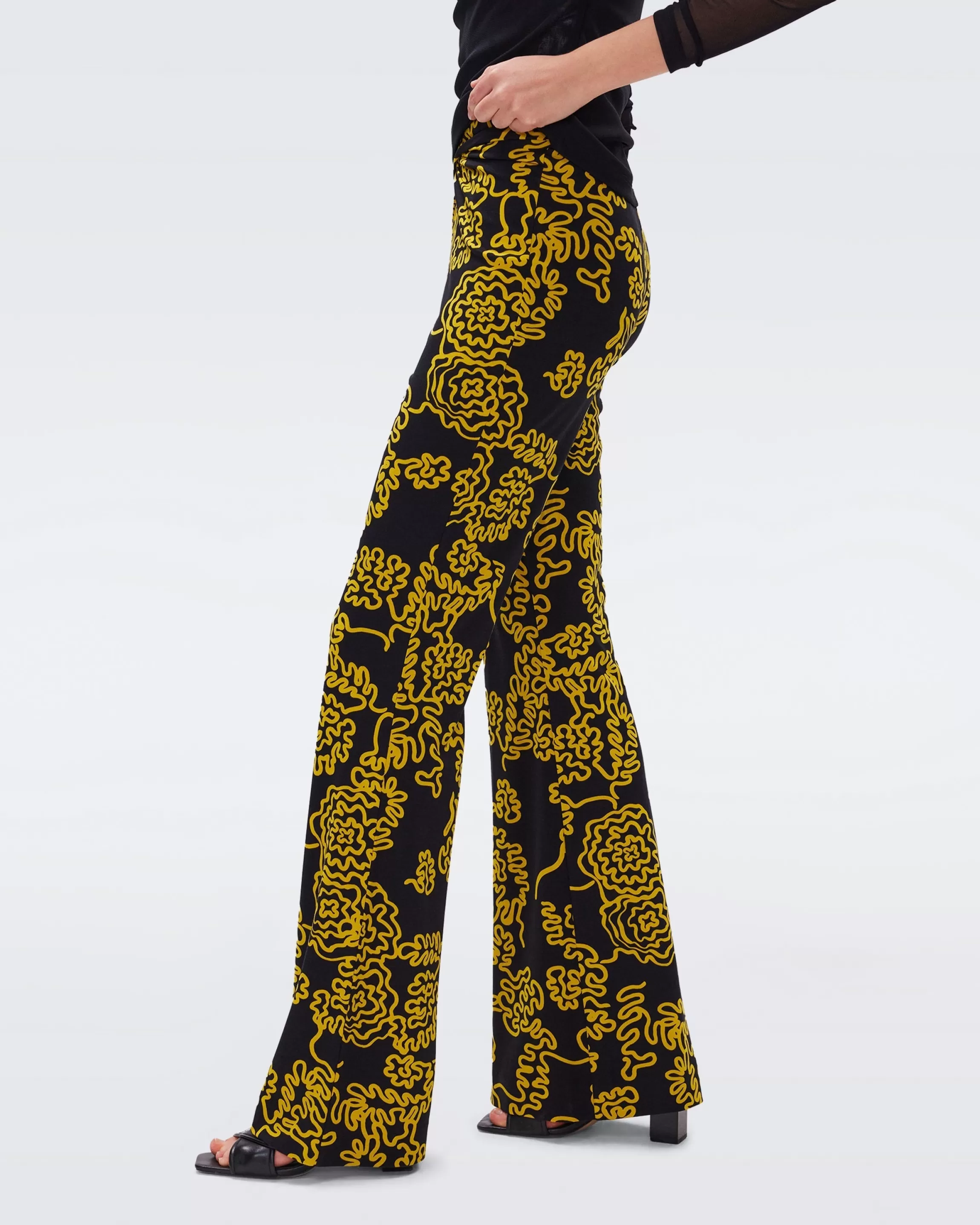 dvf Leigh Pants in Line Drawing Best