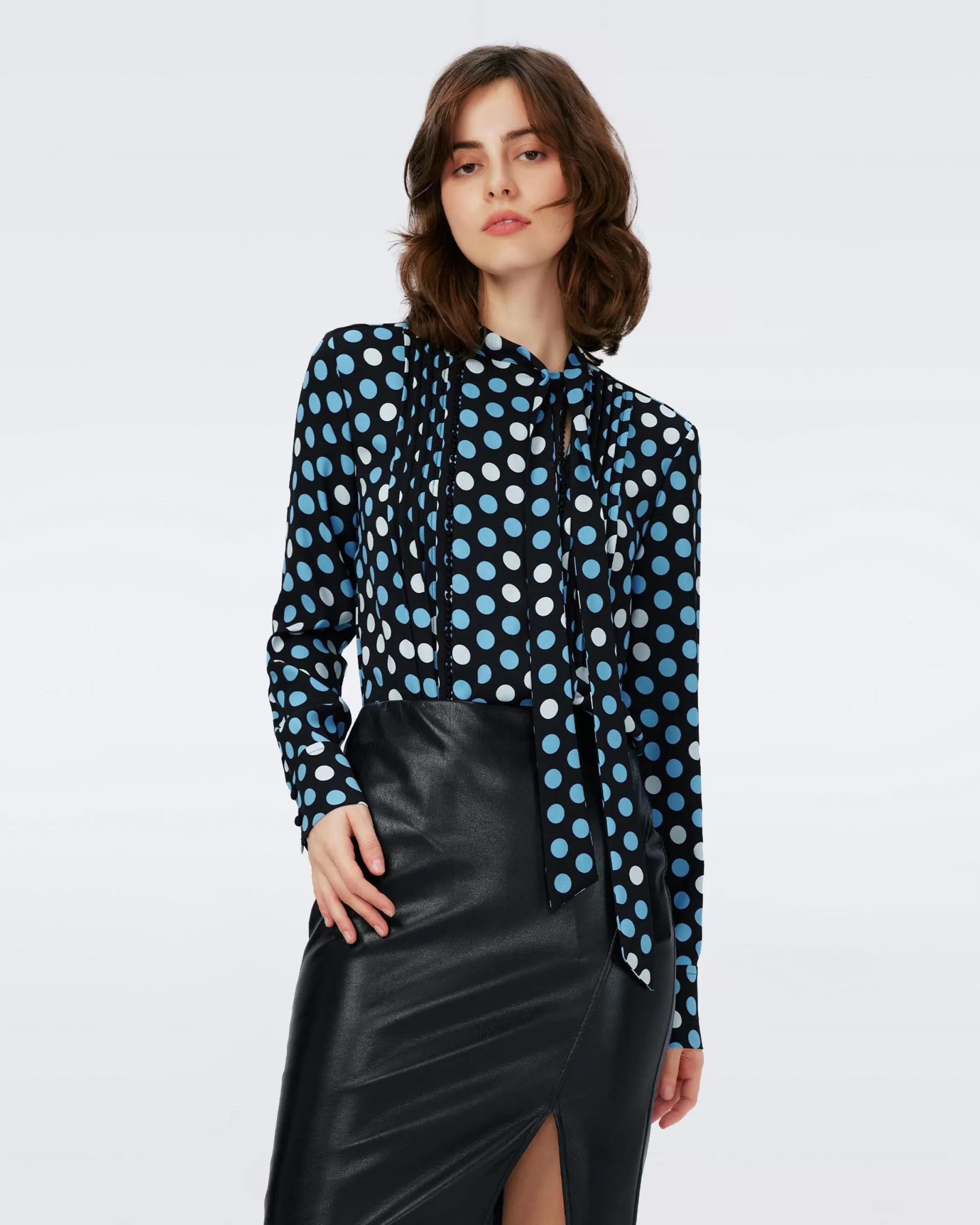 dvf Maeve Top in Magic Dot Star Sapphire New