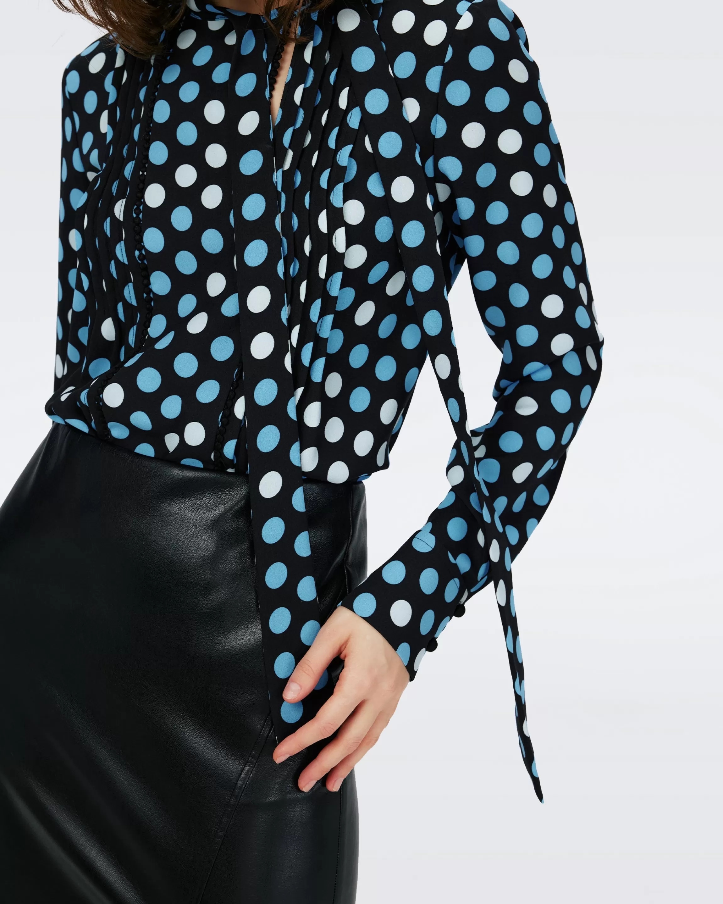 dvf Maeve Top in Magic Dot Star Sapphire New