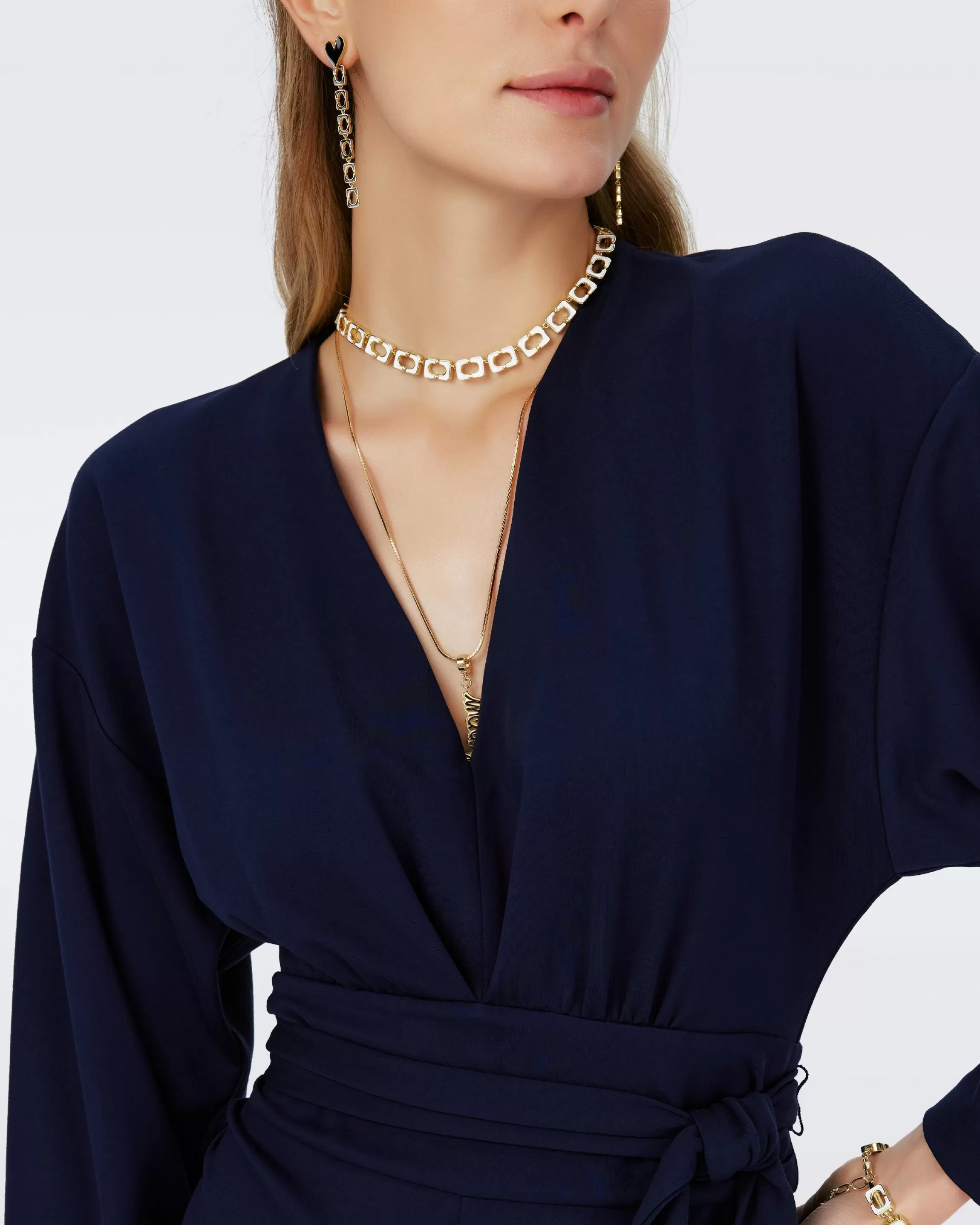 dvf Marilou Jumpsuit in Midnight Best Sale