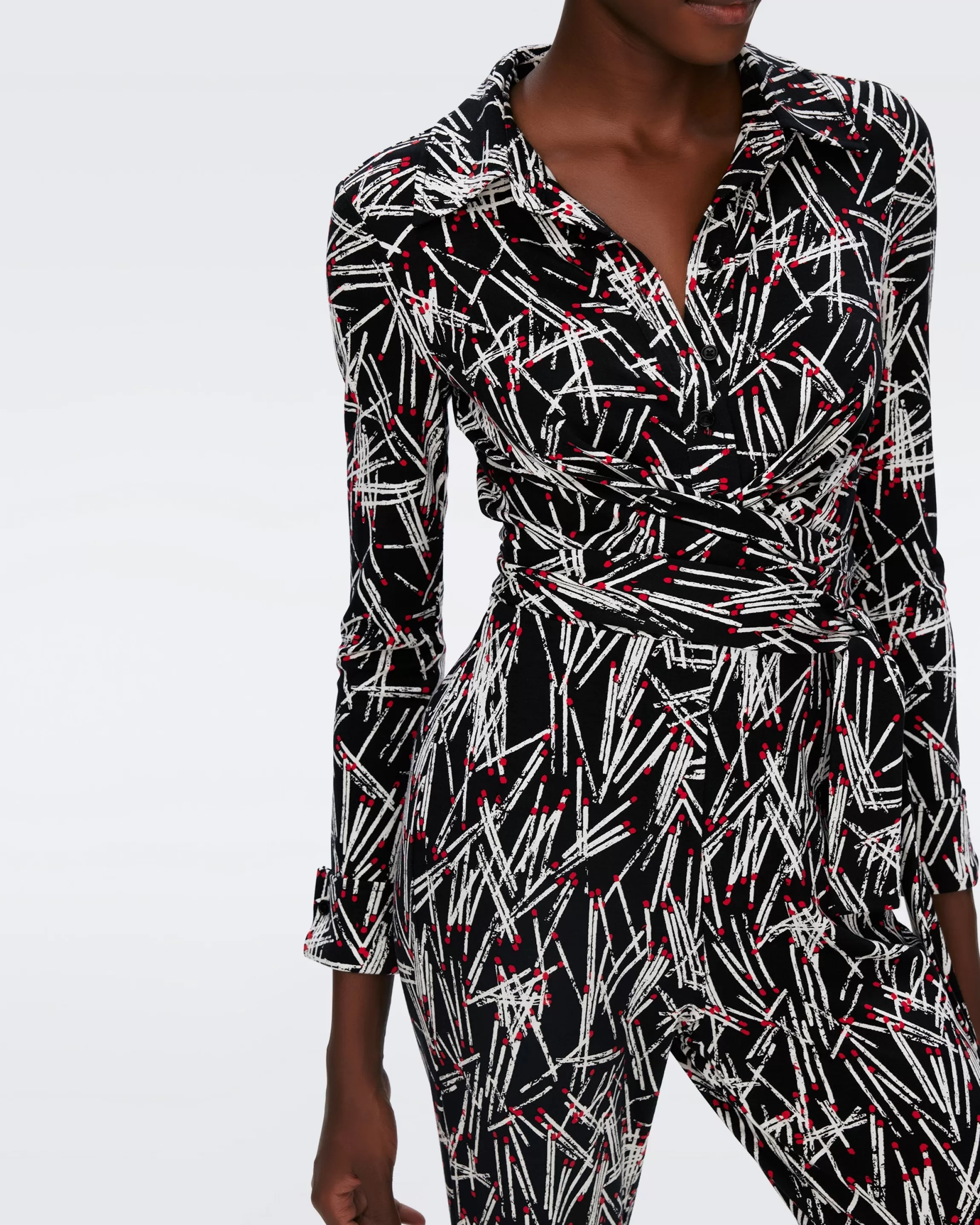 dvf Michelle Jumpsuit in Matches Cheap