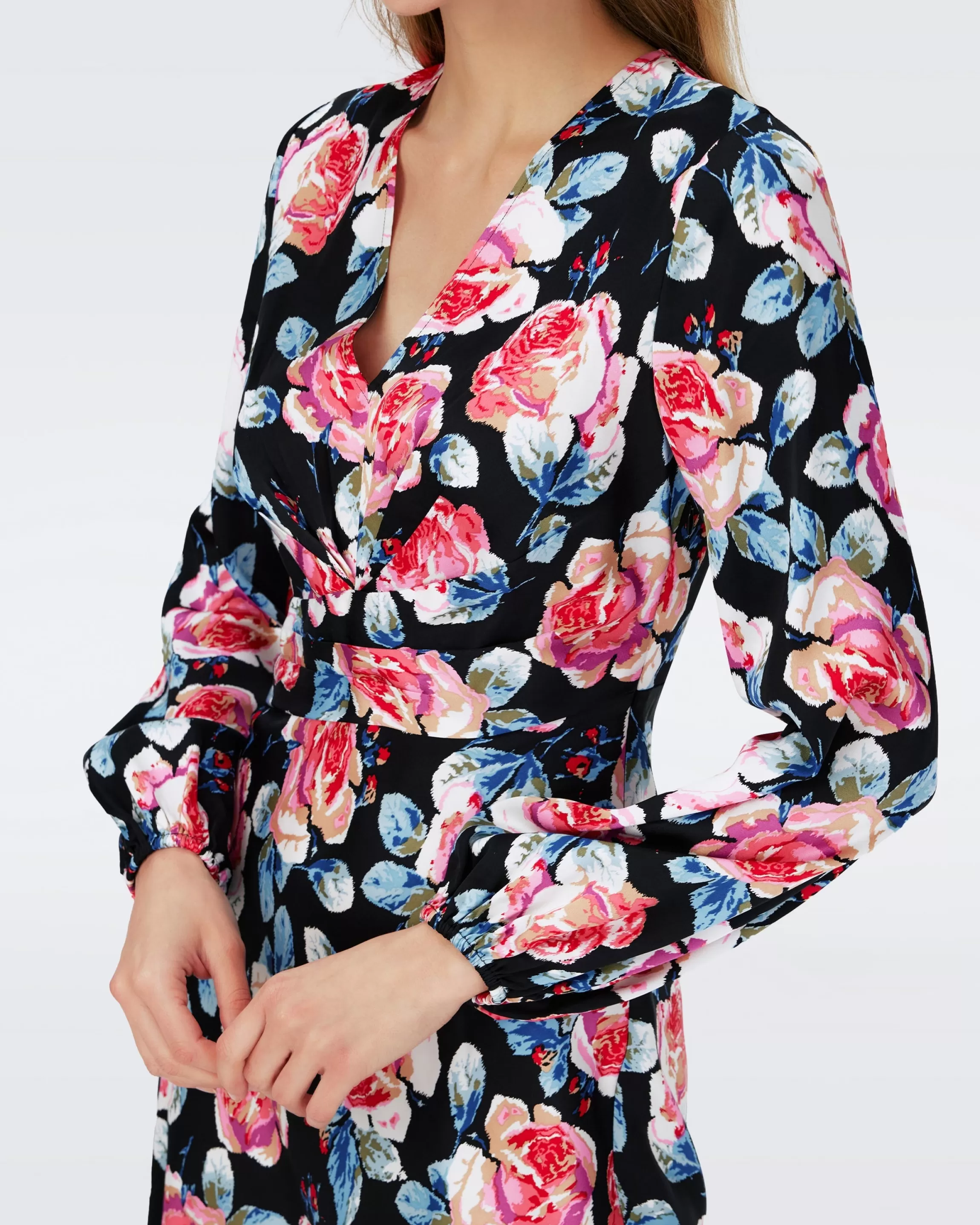 dvf Monika Dress in Fortune Rose Med Flash Sale