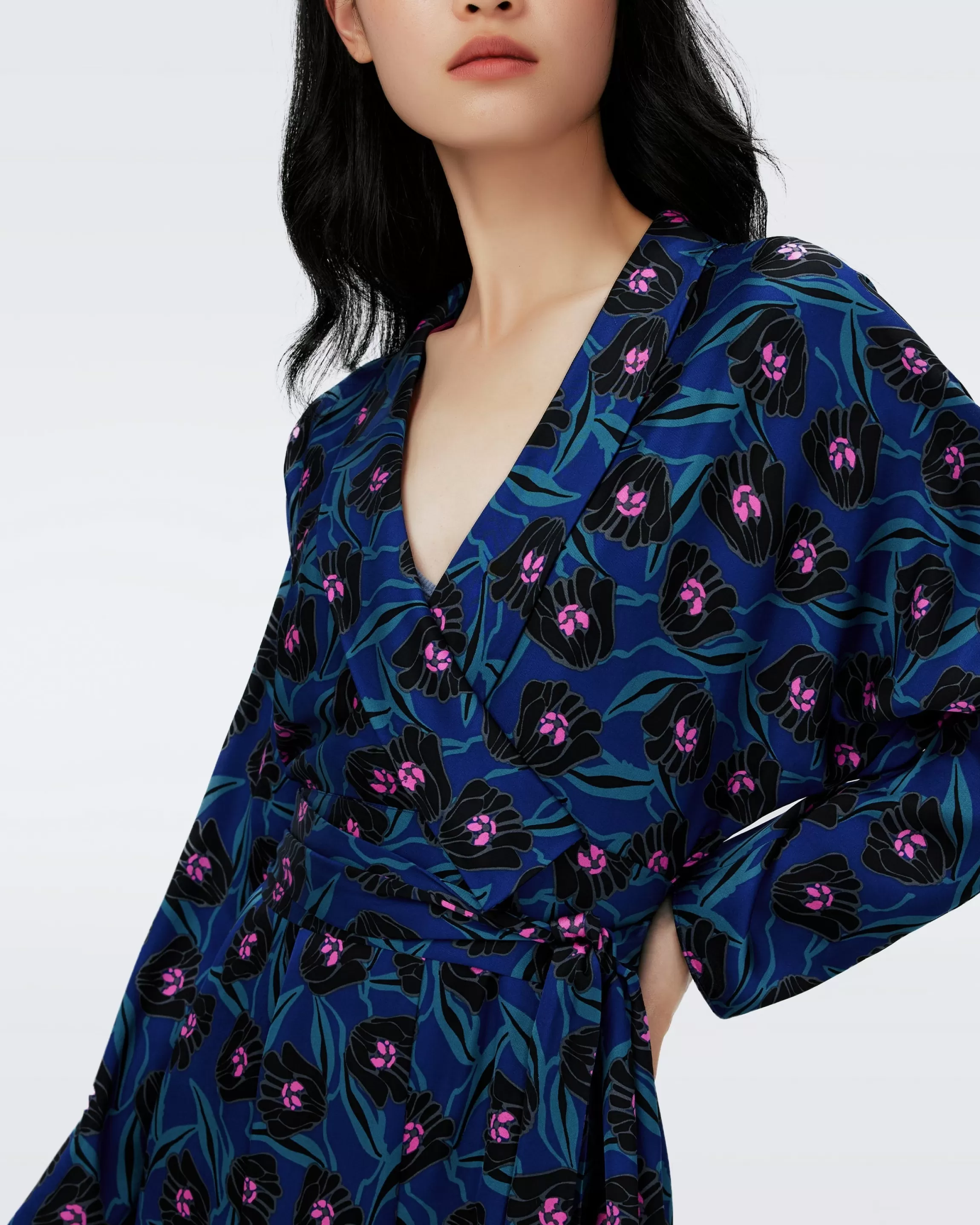 dvf Piper Jumpsuit in Fortune Vine Black Best Sale